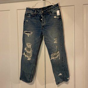 High Rise Cheeky Straight Gap Jeans